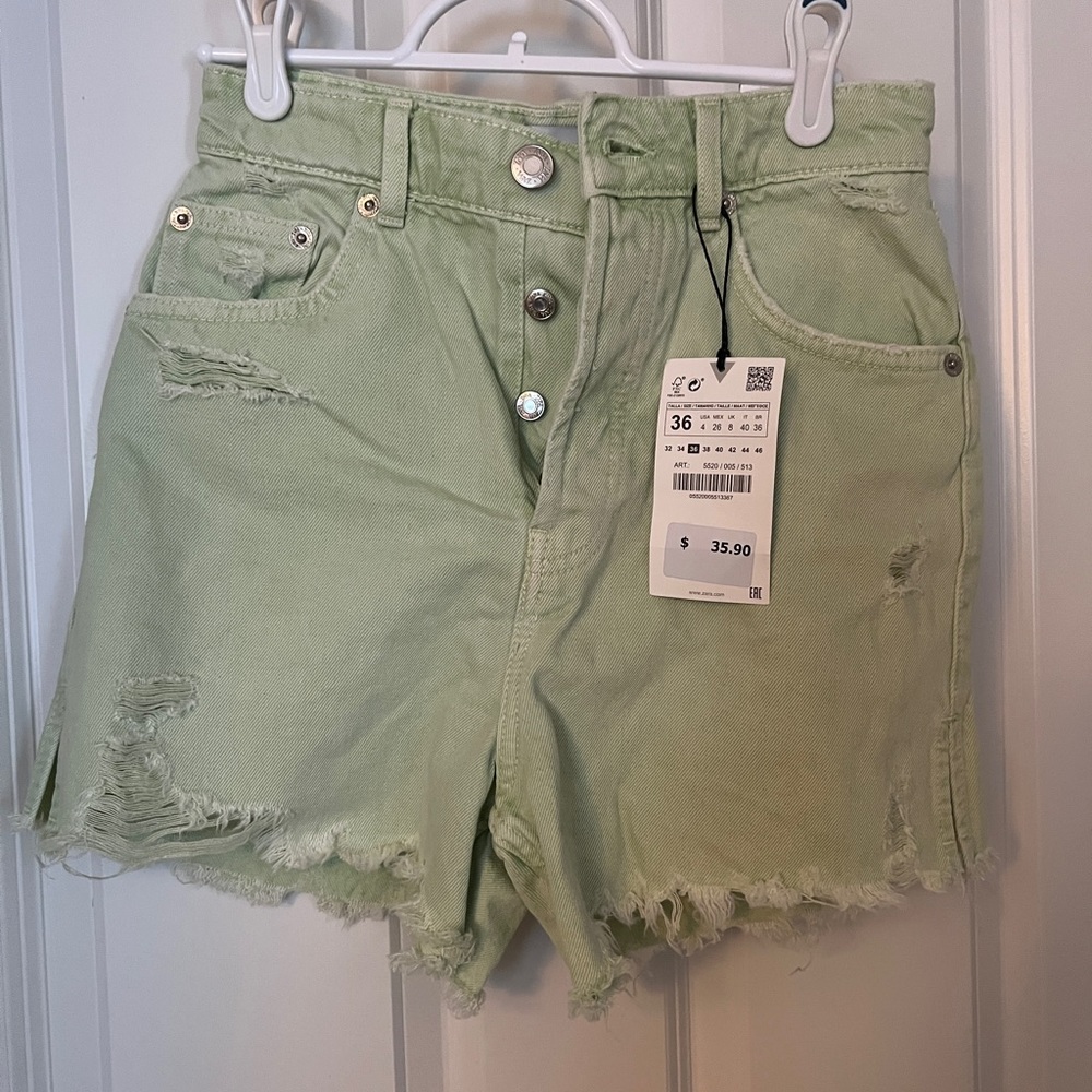 NWT Zara Jean Shorts